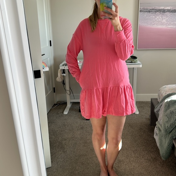 EUC Smash + Tess Essentials Dress in Ginger Pink - Picture 4 of 7